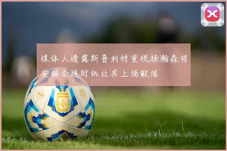 媒体人透露斯普利特重视杨瀚森将安排合适时机让其上场锻炼